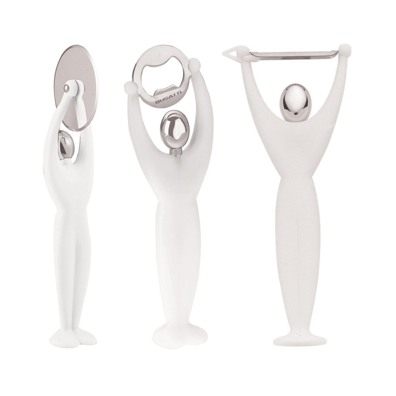 Ensemble d’outils 3 pièces Gym, Blanc