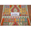Tapis de couloir oriental réversible en laine Kilim 3 x 10