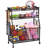 Fitness and sports equipment storage rack, ball storage system with rolling wheels, yoga equipment storage system, suitable for home and commercial use.