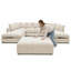 7 Seater Corduroy Sofa Bed-899016833