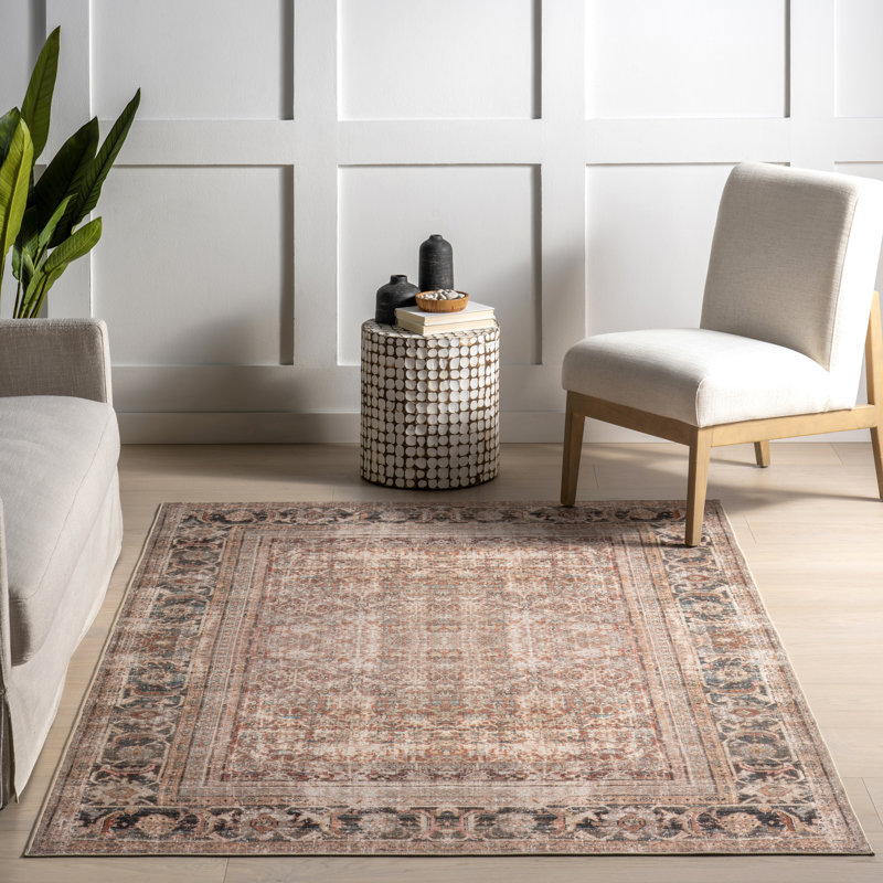Darcie-Rae with SplashGuard Area Rug, Rectangle 4' x 6'