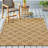 Natural Rectangle Polypropylene Rug