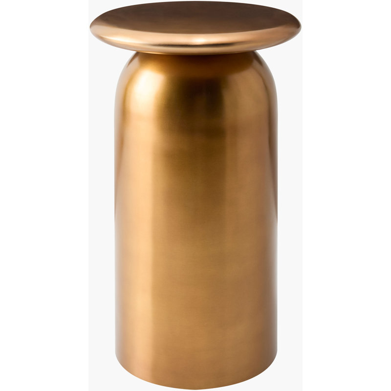Vesana VSNA-002 20"H X 12"W X 12"D End Table, Gold