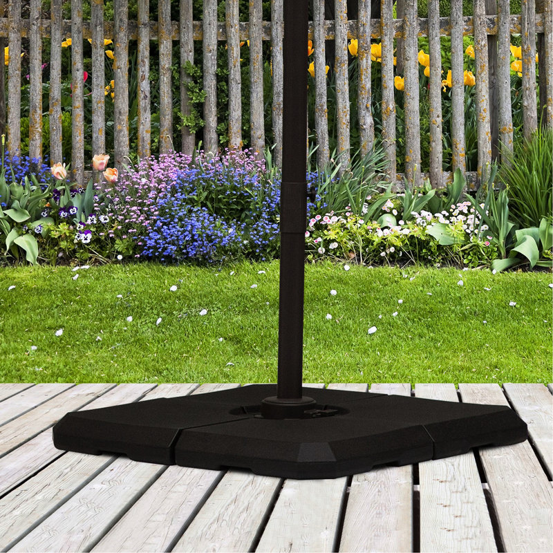 Poids de la base du parasol - capacité de 264 lb, idéal pour la terrasse extérieure