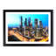 Moscow Russia Skyline in Abstract - Picture Frame Graphic Art Print-55725620-55725621