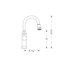 Robinet de bar escamotable Empressa - Chrome-34379640