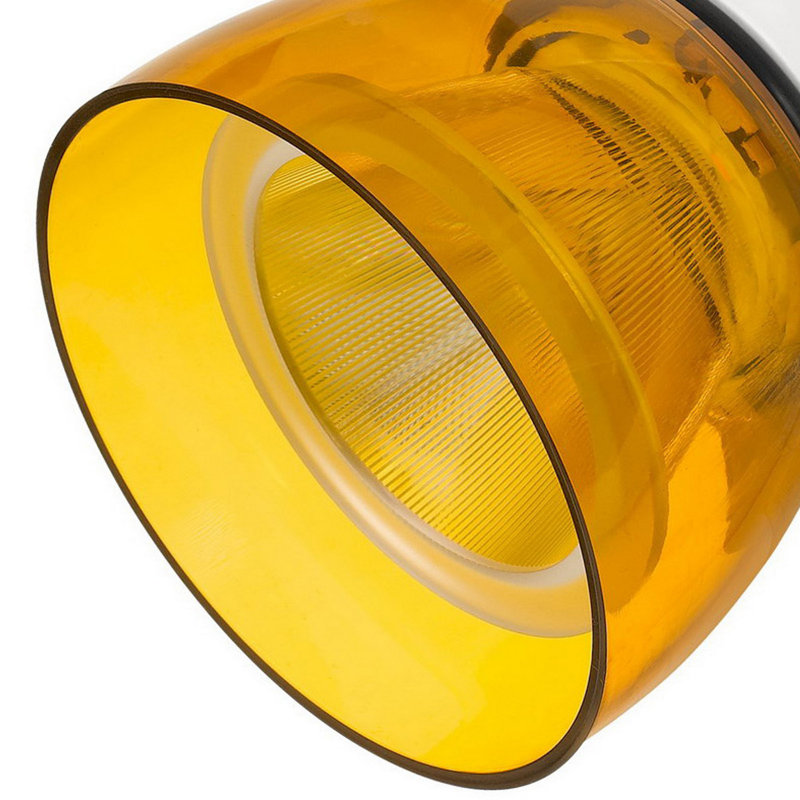 LED Track Head, 10W, Clear Yellow, White