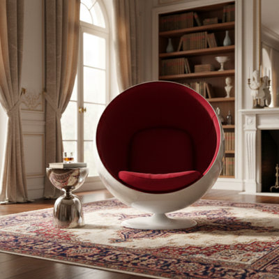 Kamyla Upholstered Ball Lounge Chair by Orren Ellis