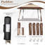 Annakaren 4m x 4m Metal Pop Up Gazebo