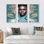 Beautiful Retro African American Model II - 3 pièces sur toile-2056822184-2056822185