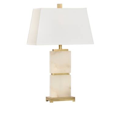 Thomas O'Brien Gironde Large Table Lamp in Crystal and Hand-Rubbed Ant