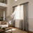 Rayna Semi Sheer Curtain Panel Pair-886588982-886588975