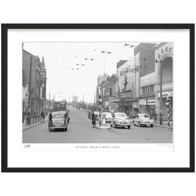 Putney, High Street C1955 by Francis Frith - Single Picture Frame Print