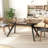 Finkelstein Dining Table With Rubberwood Legs & MDF Top