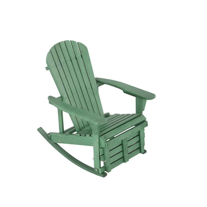 Apsana Outdoor Adirondack Chair, Sea Green