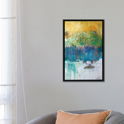 « dimensionnelle trees ii », art mural sur toile tendue