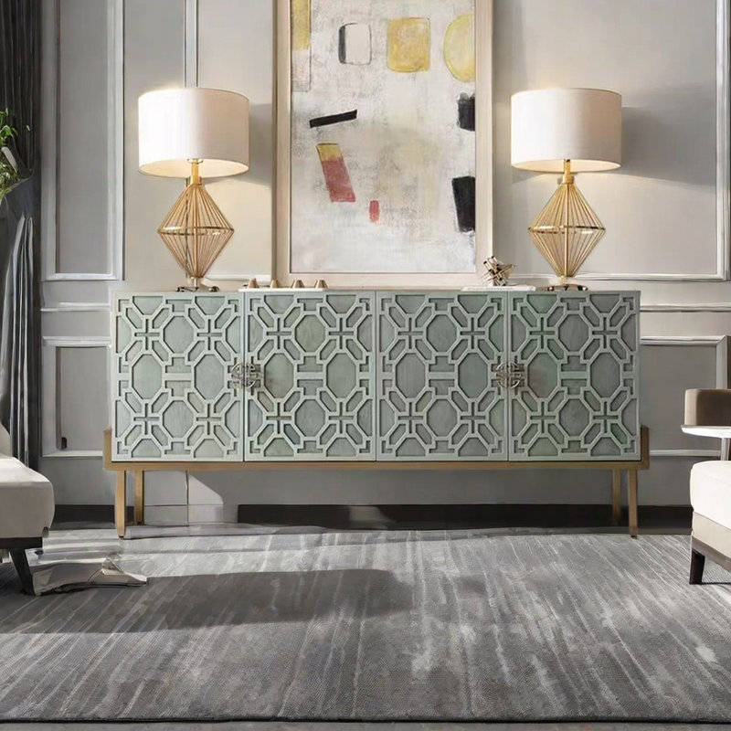 Modern light luxury large capacity sideboard