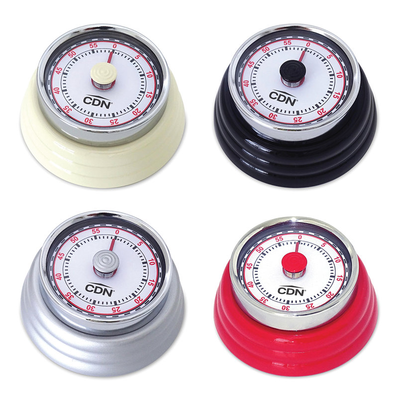 Compact Mechanical Timer, Silver