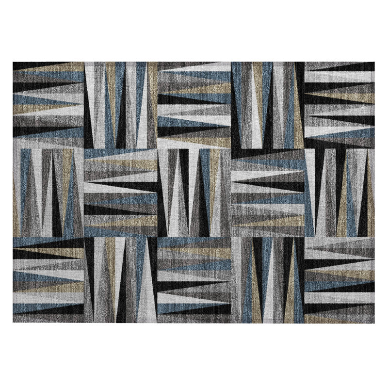 Tapis intérieur / extérieur Chayden Chantille ACN1012, Rectangle 1 pi 8 po x 2 pi 6 po
