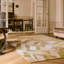 Byzance Hand Knotted Area Rug in Gold-1646389341