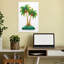 «Tropical Island Palms Serene Tranquil Abstract Palm Tree Beach Nature», reproduction d'art-129896933