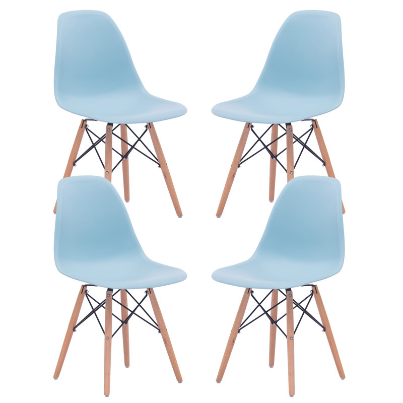 17.5'' H Side Chair, Light Blue