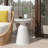 Outdoor Metal End Table -Large-643052169