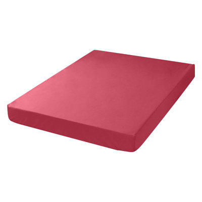 Couvre-lit en polyester Couvre-lit brossé Pure Color Drap de lit Pure Color