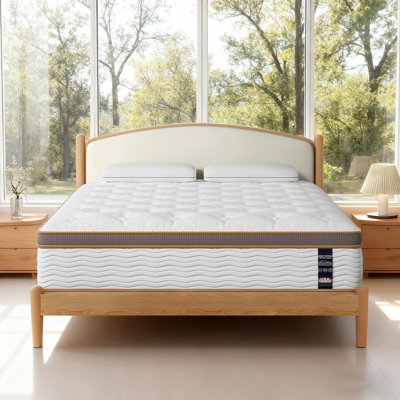 Bedstory 12"/14" 7-Layer Hybrid Mattress with Pocketed Coils & Dual-Zone Support - Cooling Gel Memory Foam, Certified, No Fiberglass by Bedstory
