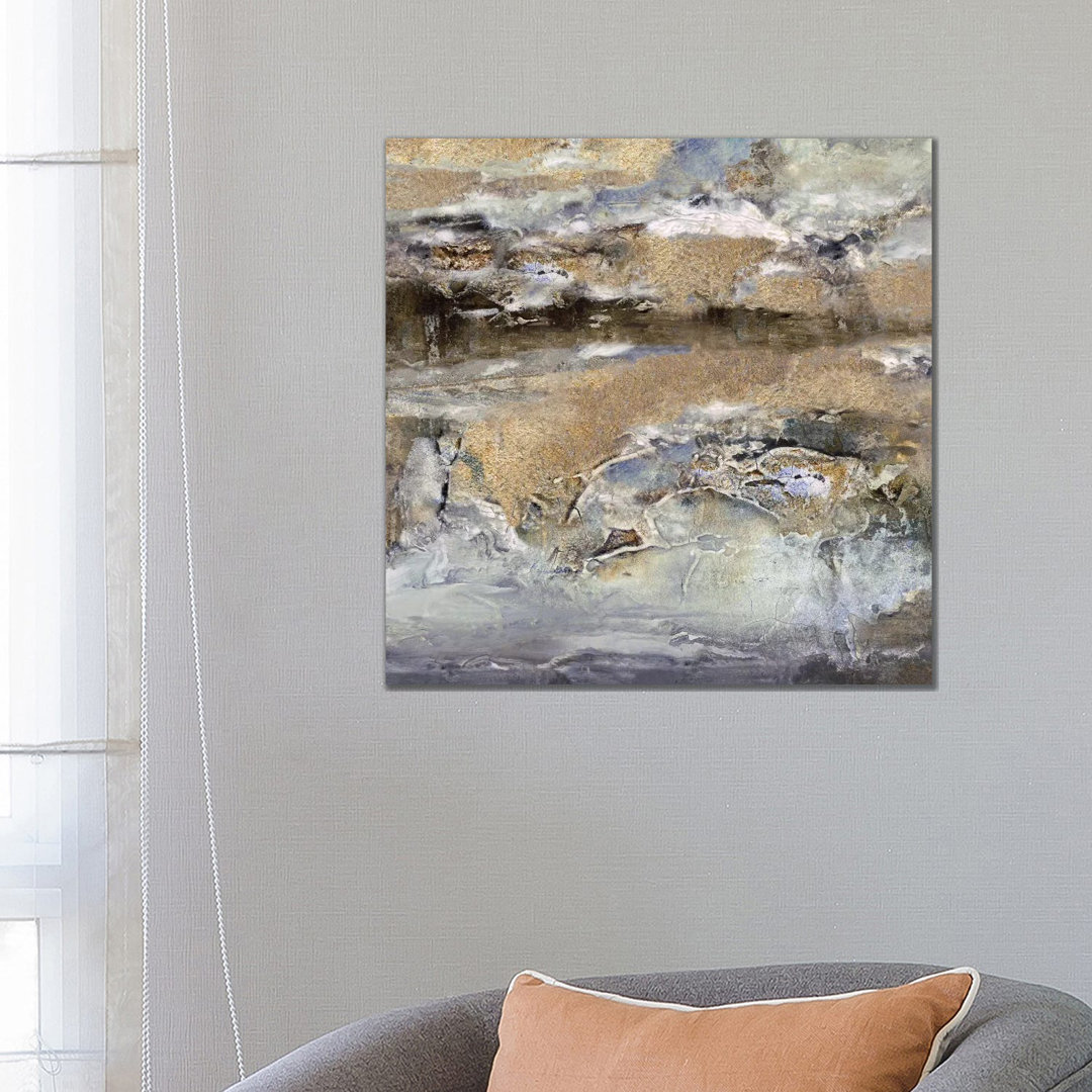 Vergoldeter Sandstein I von Scherrer Finch - Gallery-Wrapped Canvas Giclée