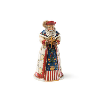 Jim Shore Heartwood Creek Polish Santa 7in H -  enesco, 4022916