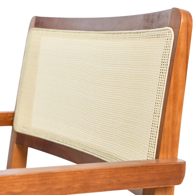 Kay Upholstered Armchair, Green/Brown