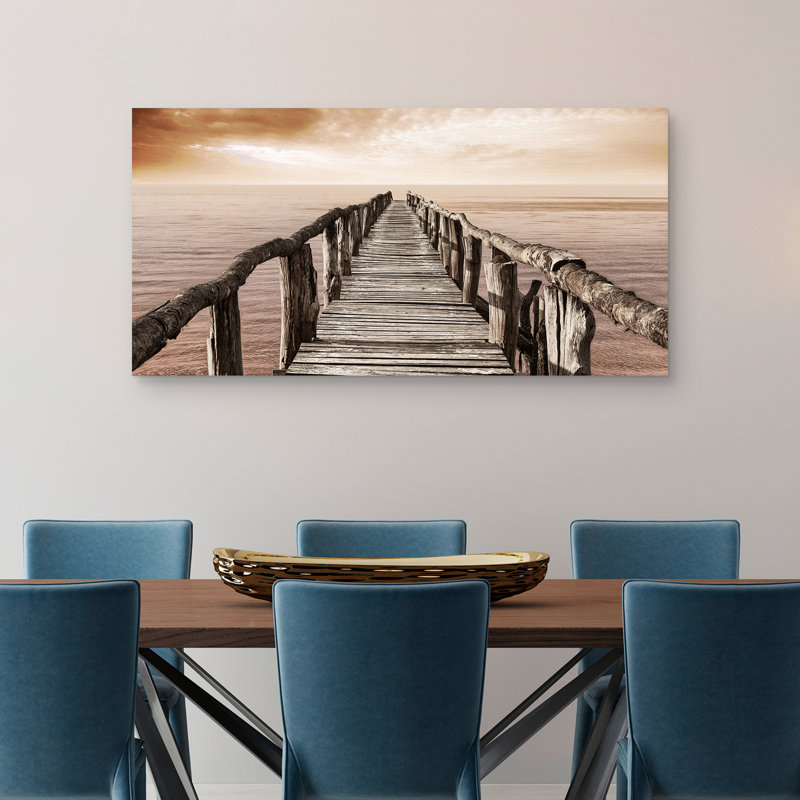 Wooden Pier - Impression sur toile tendue