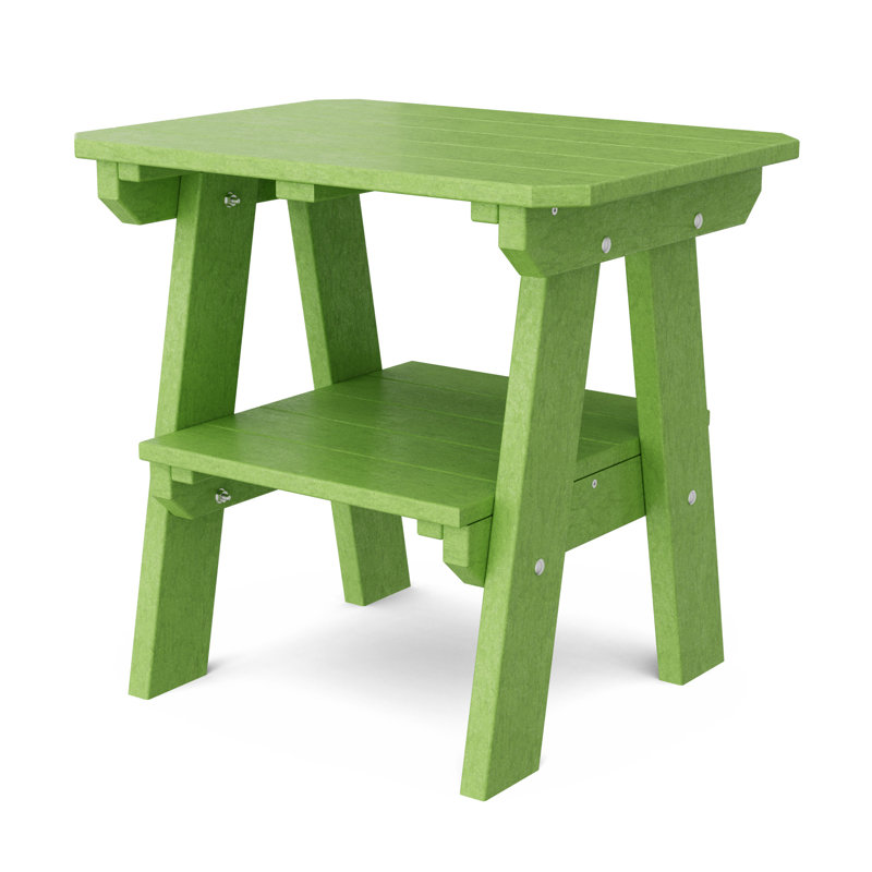 Heritage Two-Tier End Table, Lime Green
