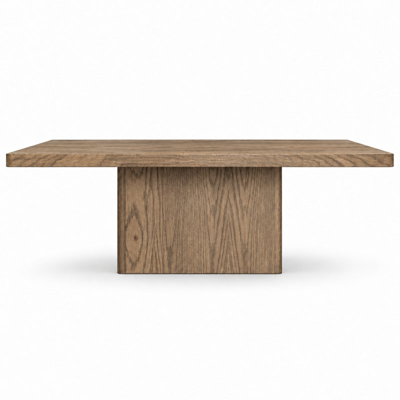 Audrey Solid Wood Coffee Table, Oak