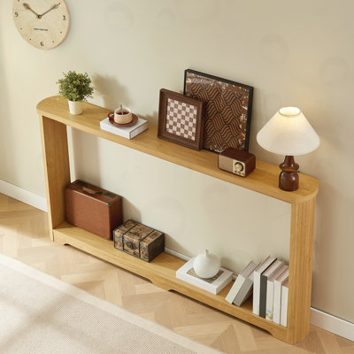 Console avec tablette boutonnée