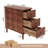 Soichi 6-Drawer Solid Wood End Table -1600587822