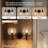 Modern Globe Clear Glass Bathroom Vanity Light Fixture with Metal Gooseneck Frame-102572771-110546001