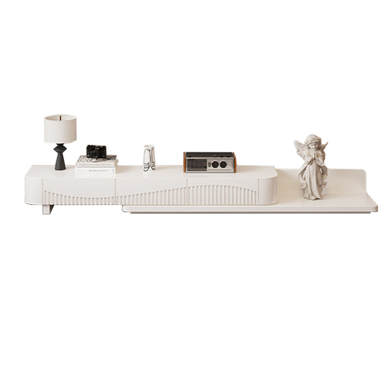 Meuble télé en bois extensible, 78.74"