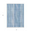 Tapis intérieur lavable à feuilles bleu ciel et bleu denim 8 pi x 10 pi HomeRoots