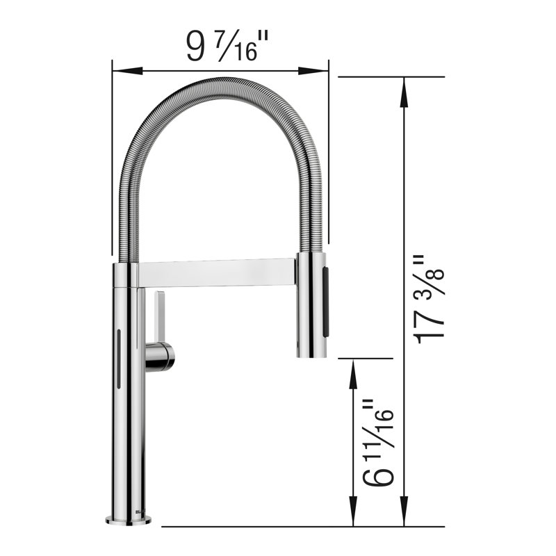 Robinet de cuisine Culina II, Chrome