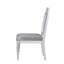 Ensemble de 2 chaises d'appoint en tissu et finition platine Maverick