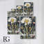 Floral, toile tendue avec châssis Cxxxi, prête à être accrochée-112950419