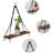 Comegno 2 Piece Wood Bracket Shelf
