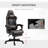 Vinsetto Racing Gaming Chair Diamond PU Leather Office Gamer Chair High Back Swivel Recliner With Footrest-1797629557
