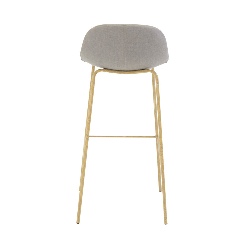 Teres Upholstered Counter Stool with Metal Frame