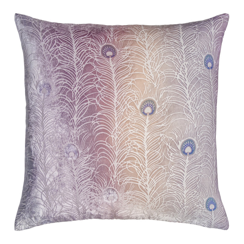 Lumbar Velvet Pillow Cover & Insert, Opal, Rectangle 14"H x 20"W