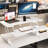 Adjustable Metal Base Standing Desk Converter with Power Outlet