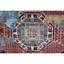 High-Quality Hand-Knotted Grey And Red Area Rug