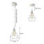 Lowery 1 - Light White Geometric Pendant